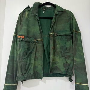 Free People Camo Jacket